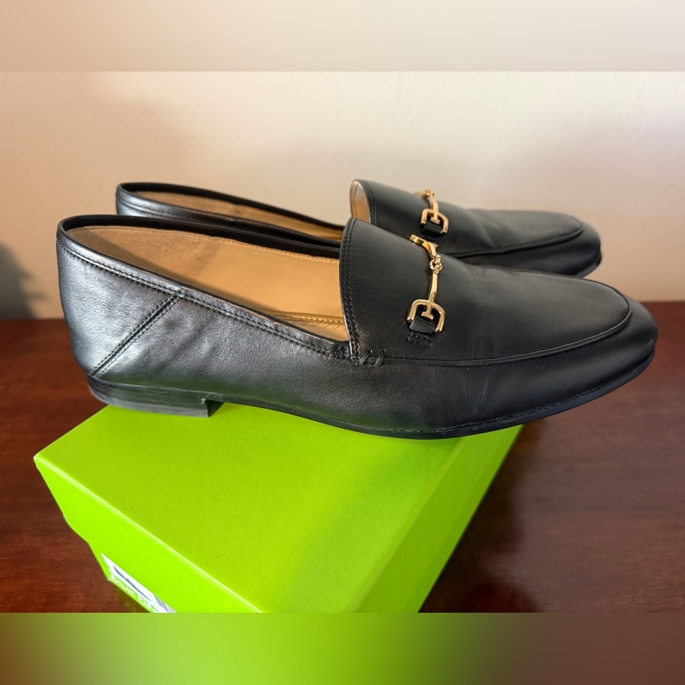 Sam Edelman Loraine Leather Bit Buckle Loafers 9.5 - Picture 4 of 7